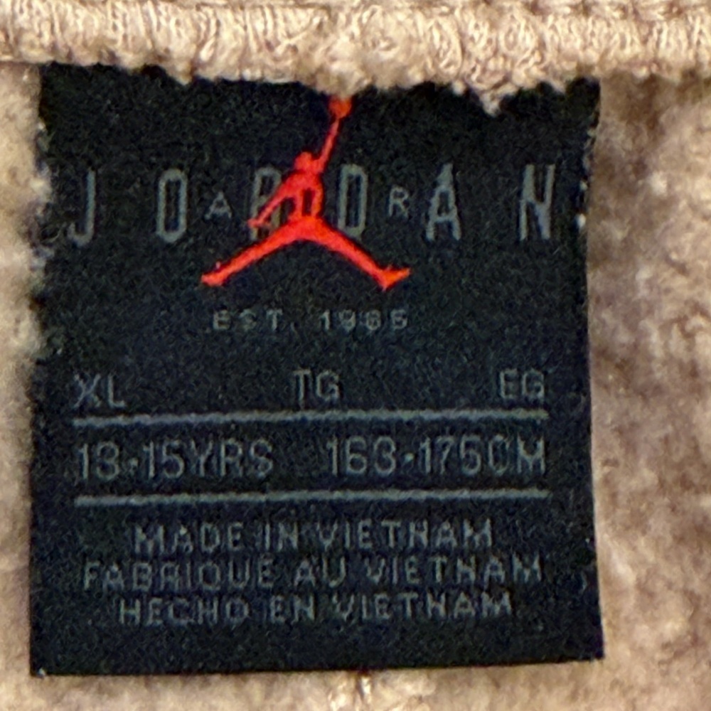 Jordan Boys Brooklyn Fleece Joggers Desert Ochre Khaki XL 13-15Y Streetwear Vibe - Picture 9 of 9
